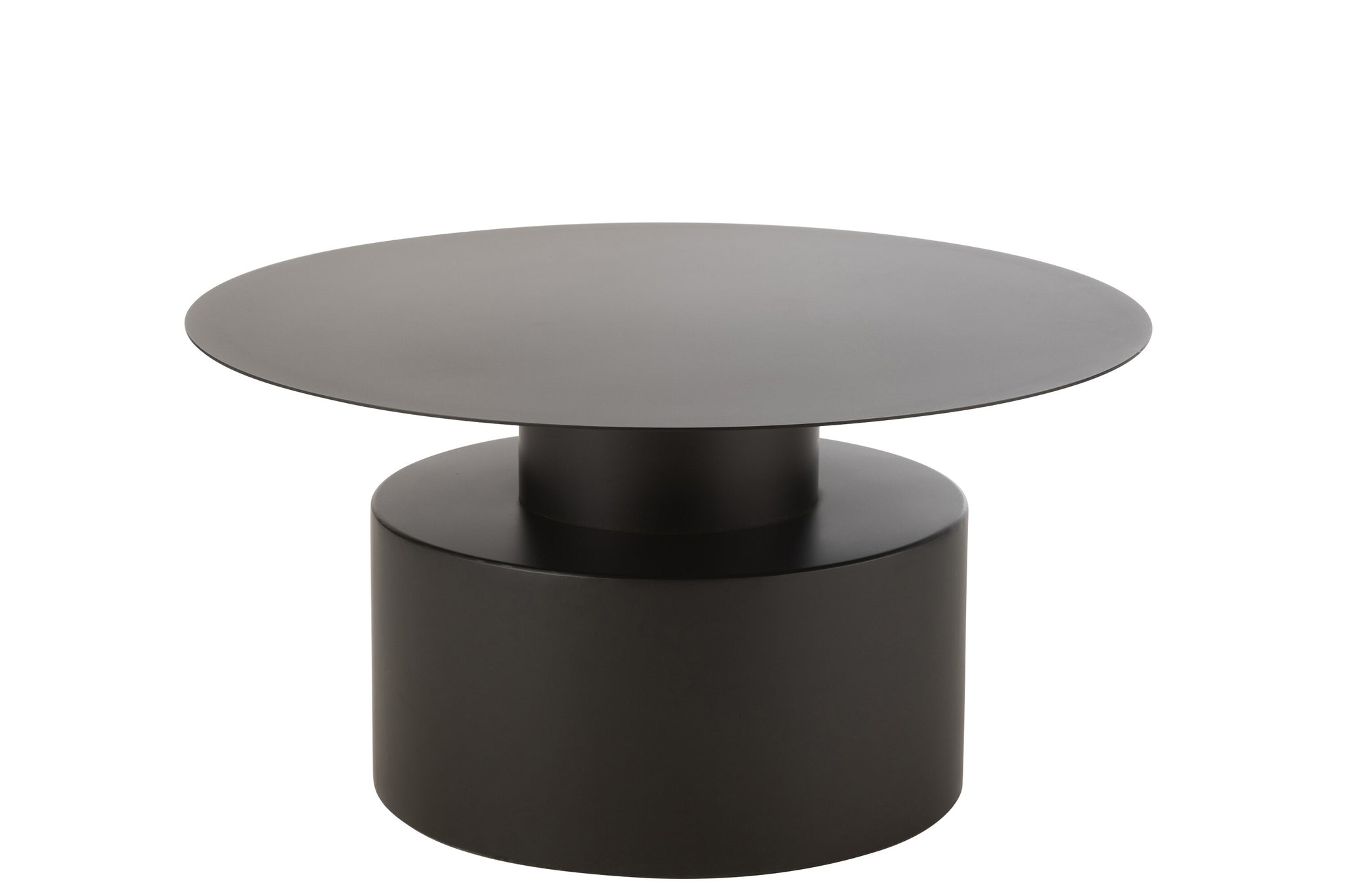 Salontafel Rond Metaal Zwart