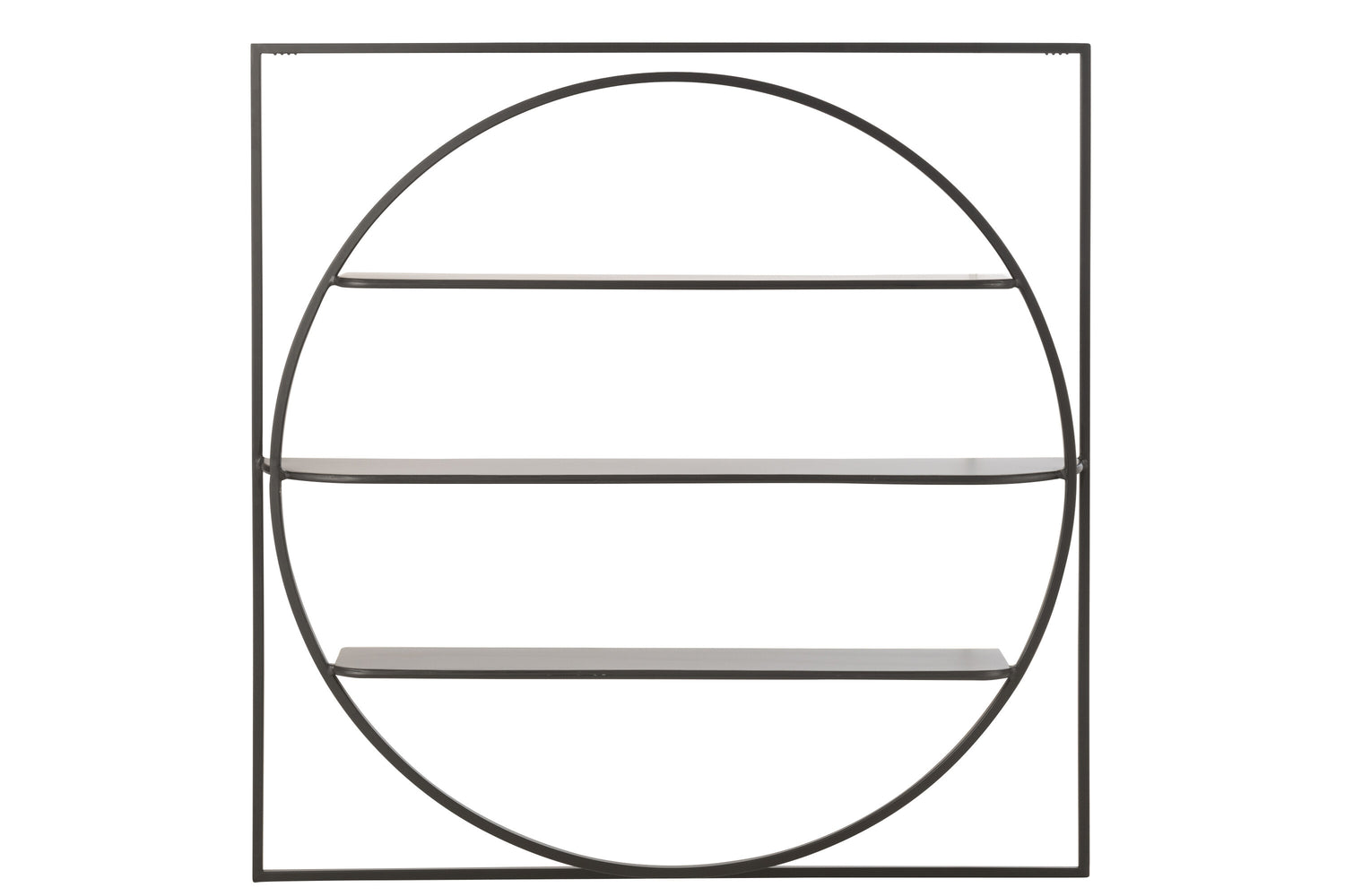 Wandplank Nieuws Metaal Zwart