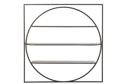 Wandplank Nieuws Metaal Zwart