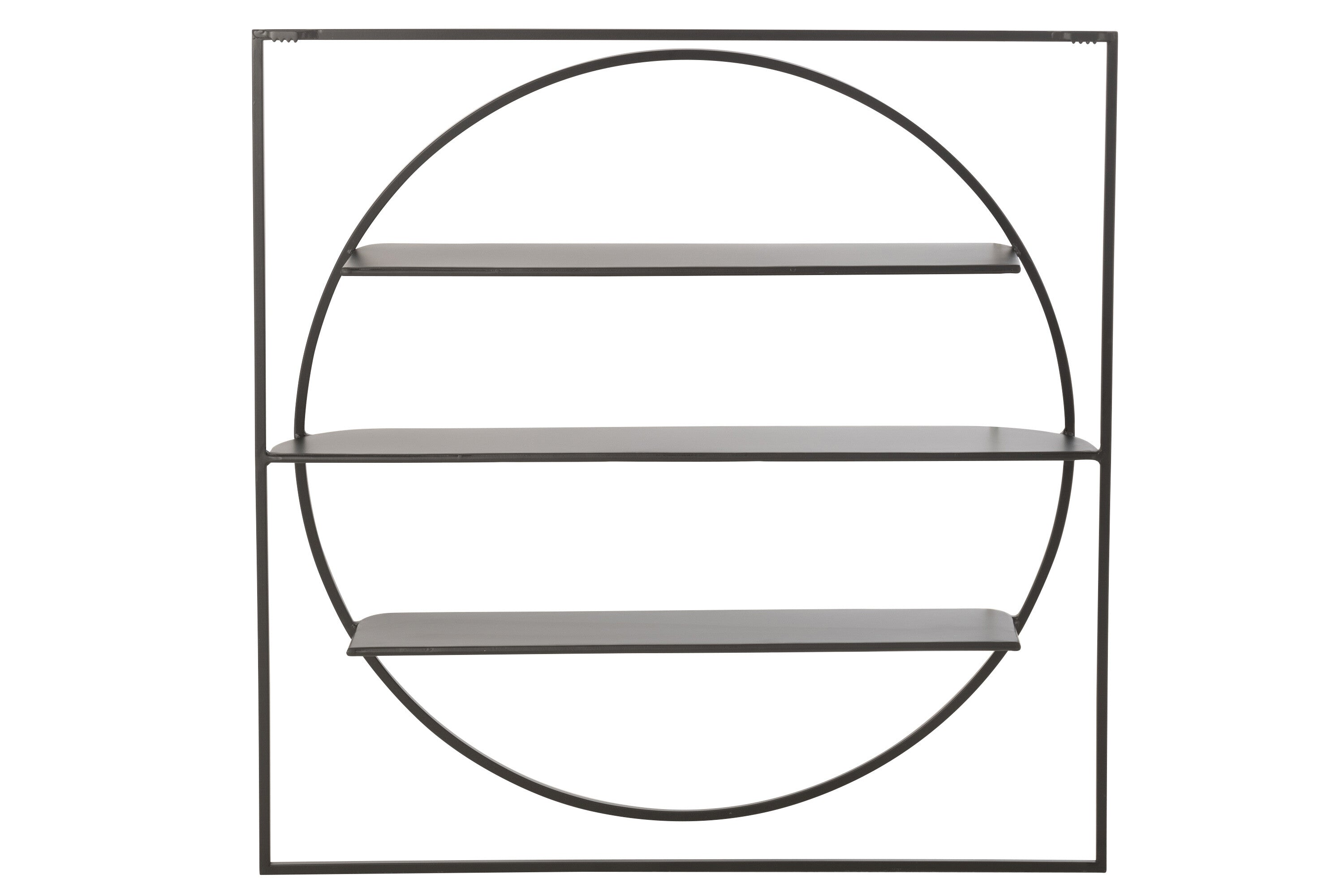 Wandplank Nieuws Metaal Zwart