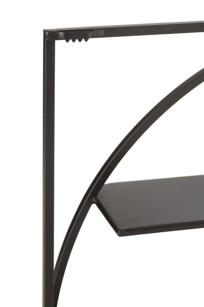 Wandplank Nieuws Metaal Zwart