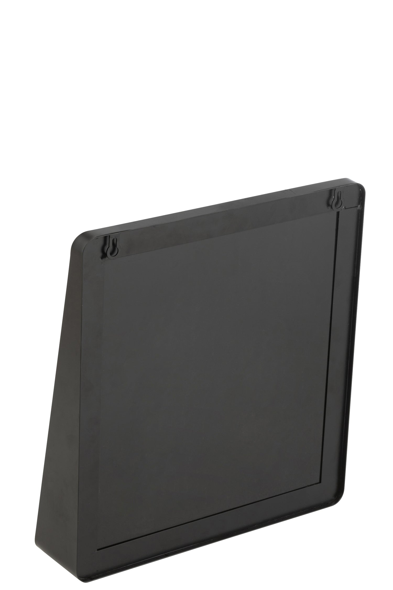 Wandspiegel Vierkant Metaal/Glas Zwart