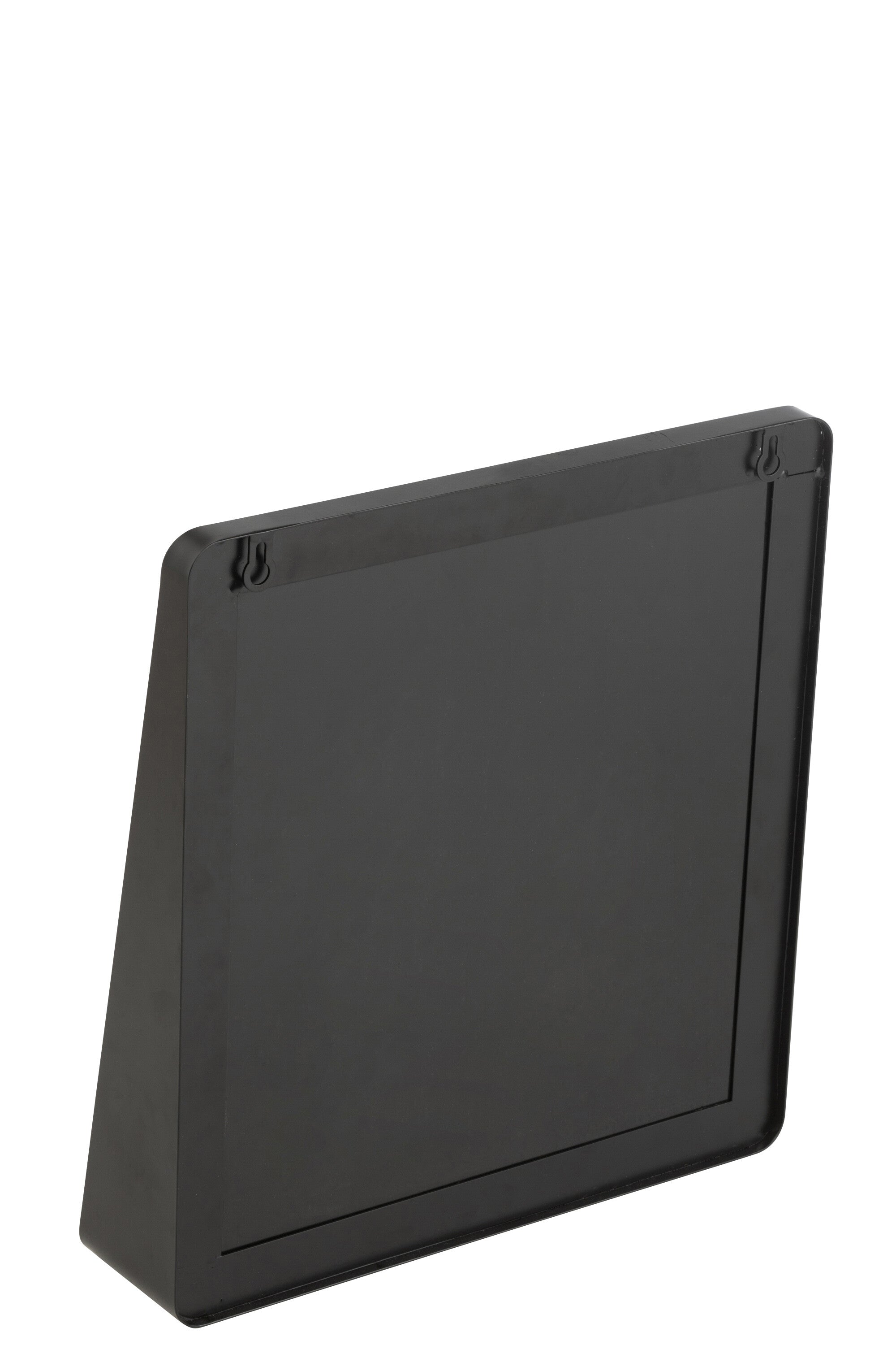 Wandspiegel Vierkant Metaal/Glas Zwart