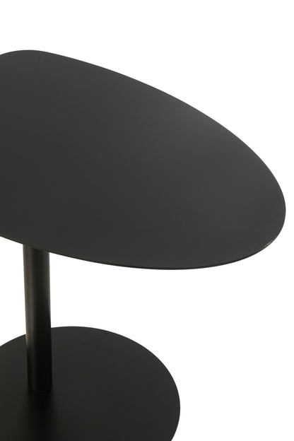 Bijzettafel IJs Metaal Zwart