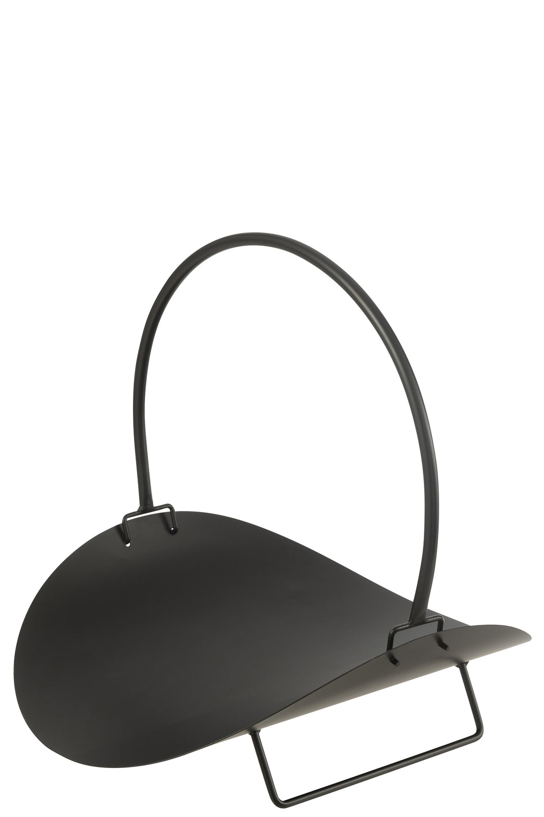 J-Line Houder Brandhout New Metaal Zwart