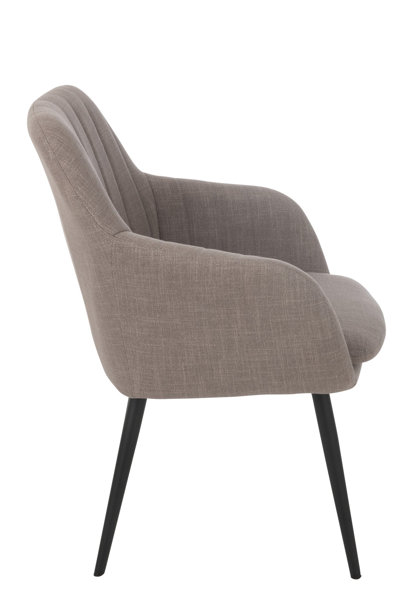 Stoel Miles Staal/Schuim Taupe
