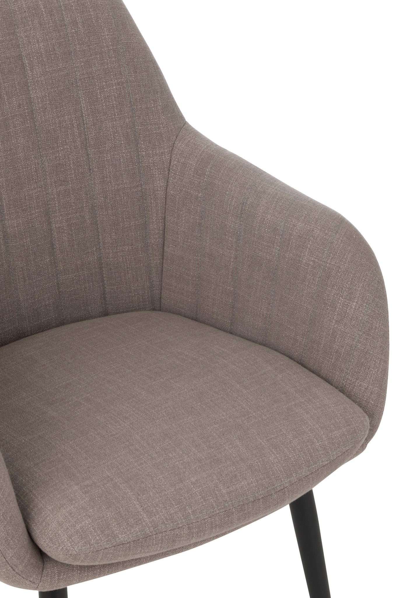 Stoel Miles Staal/Schuim Taupe