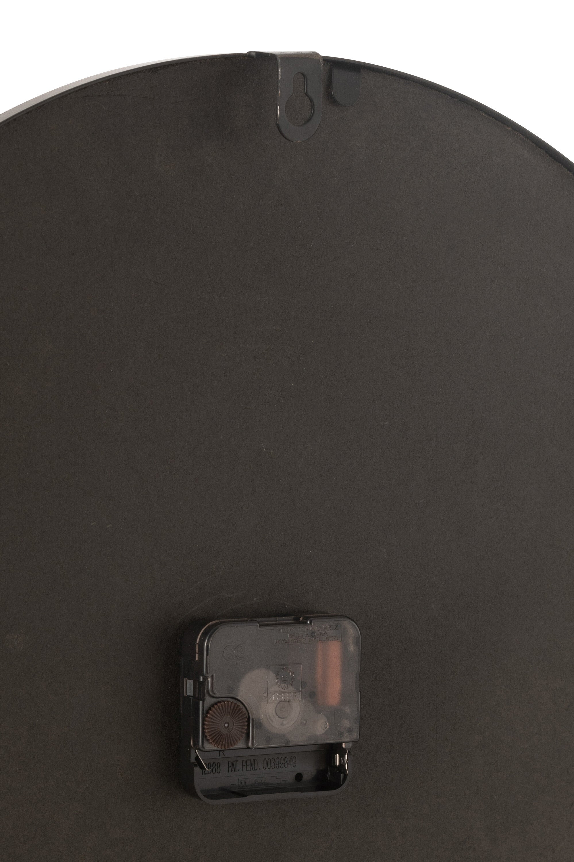 Wandklok Nue Mdf/IJzer Natuurlijk Groot