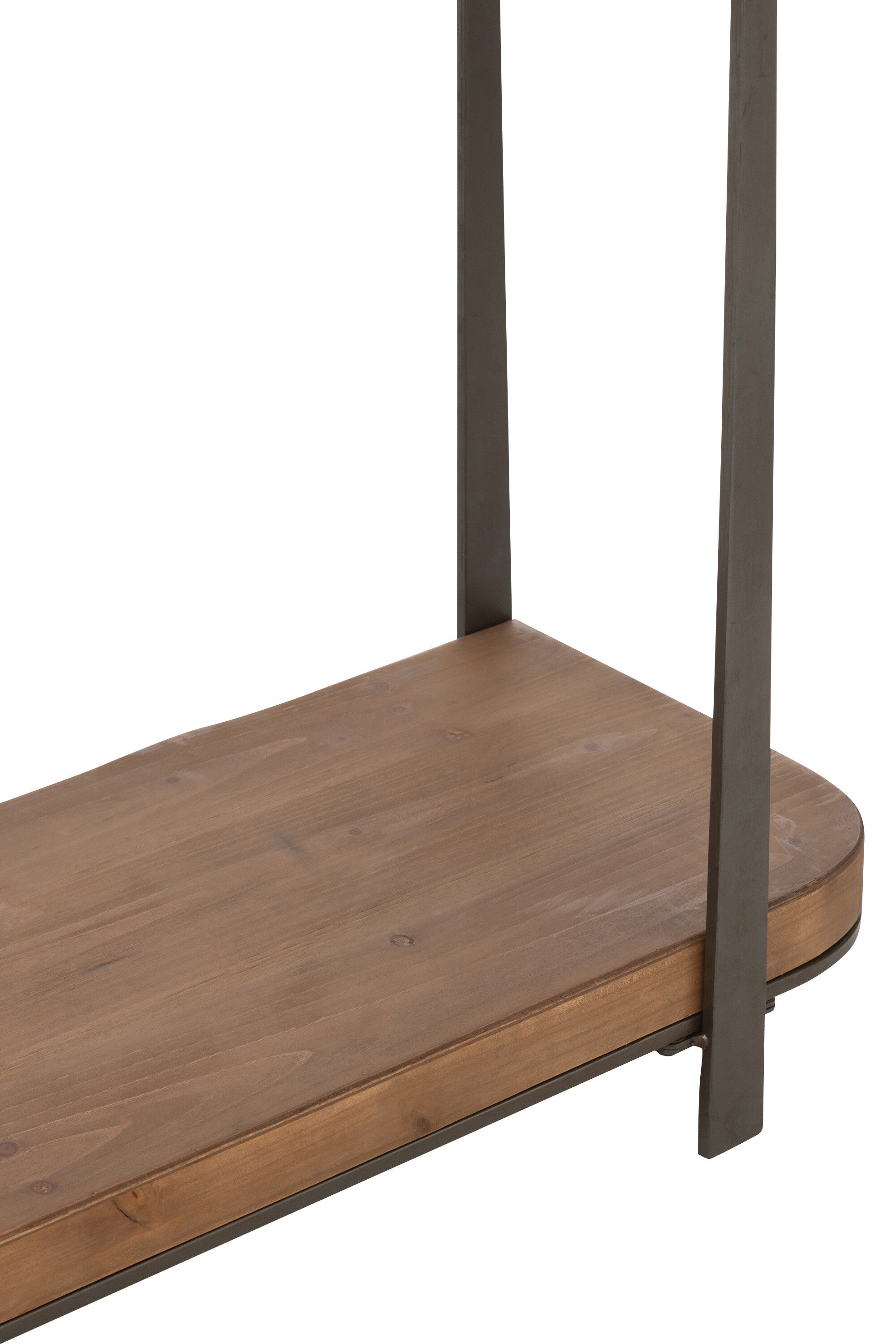 Console Tremi Vurenhout/Glas Natuur/Zwart