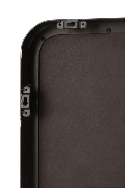 Spiegel Markus Metaal/Glas Zwart S