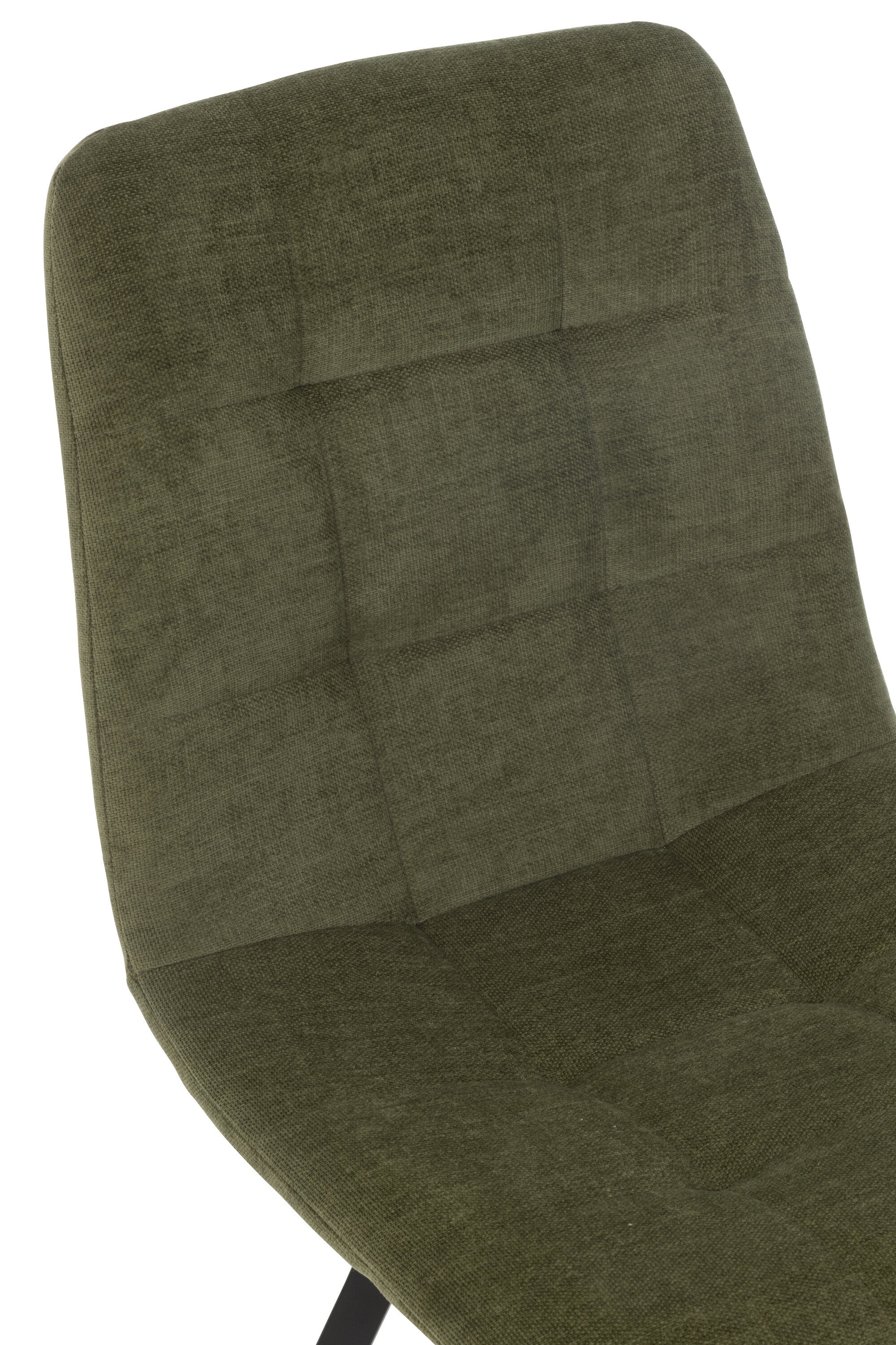 Eetkamerstoel Clark Metaal/Polyester Groen