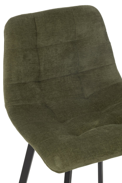 Barstoel Kent Metaal/Polyester Groen