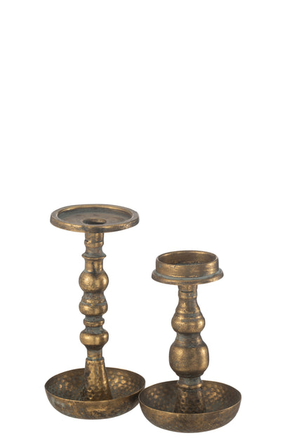 Kaarsenhouder Jere Metaal Goud