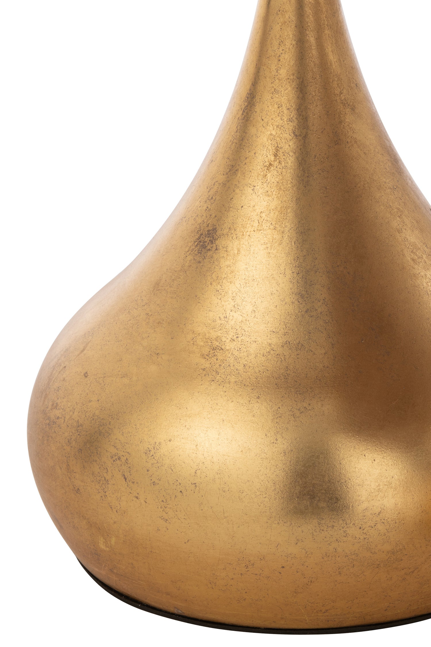 Set van 2 bijzettafels Drop Metaal Goud