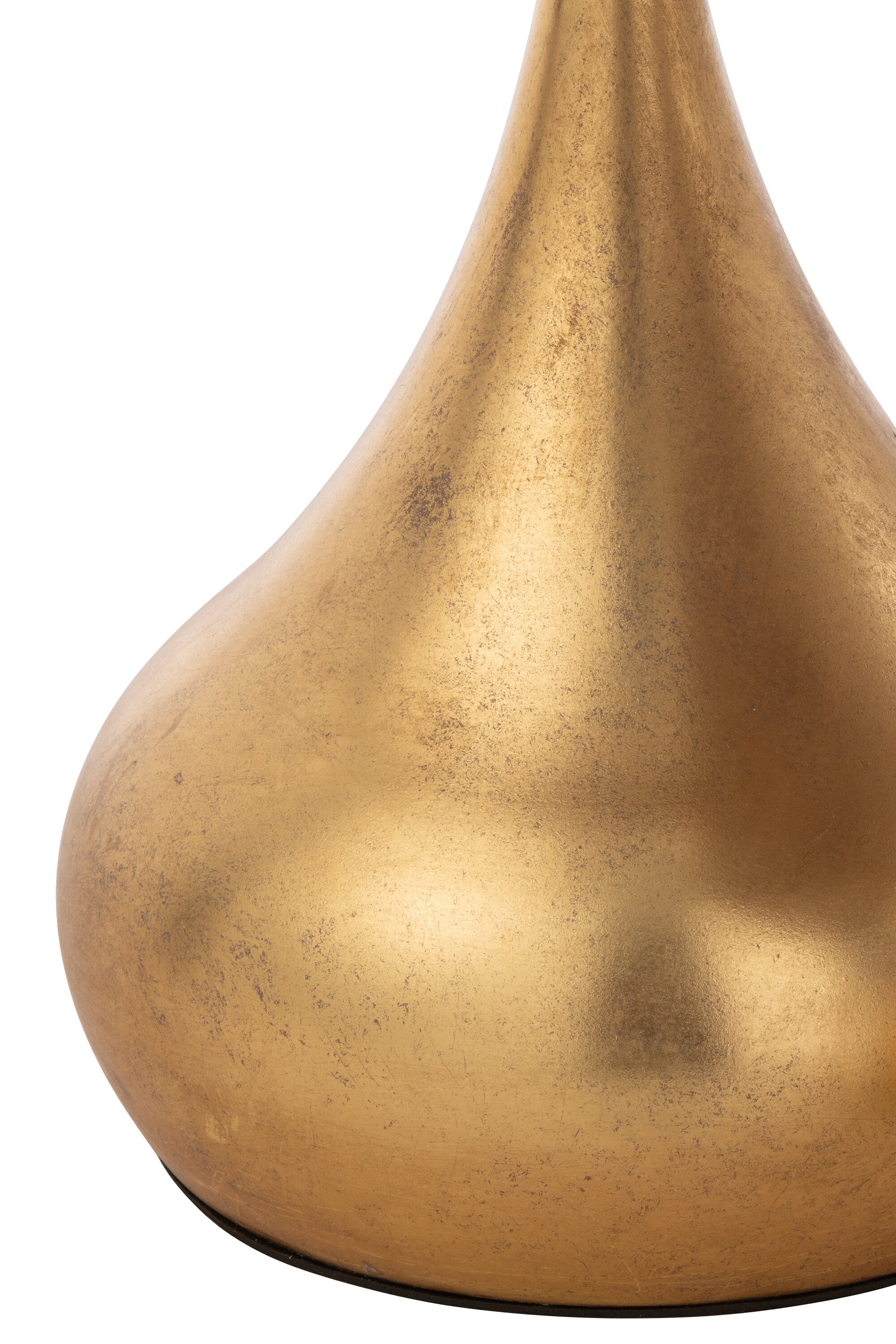 Set van 2 bijzettafels Drop Metaal Goud