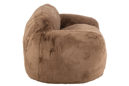 Bank Cutie Polyester Taupe Groot