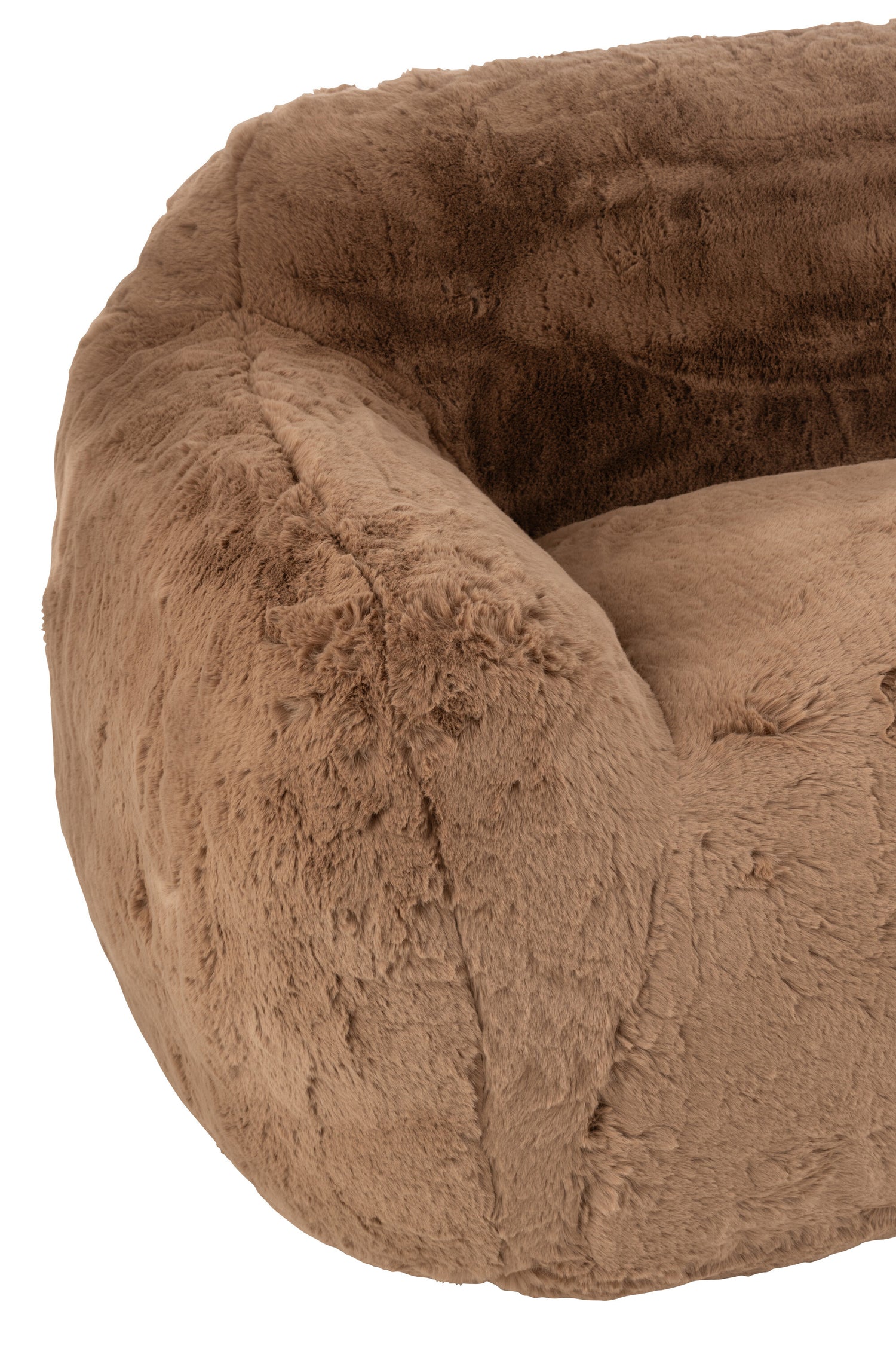 Bank Cutie Polyester Taupe Groot