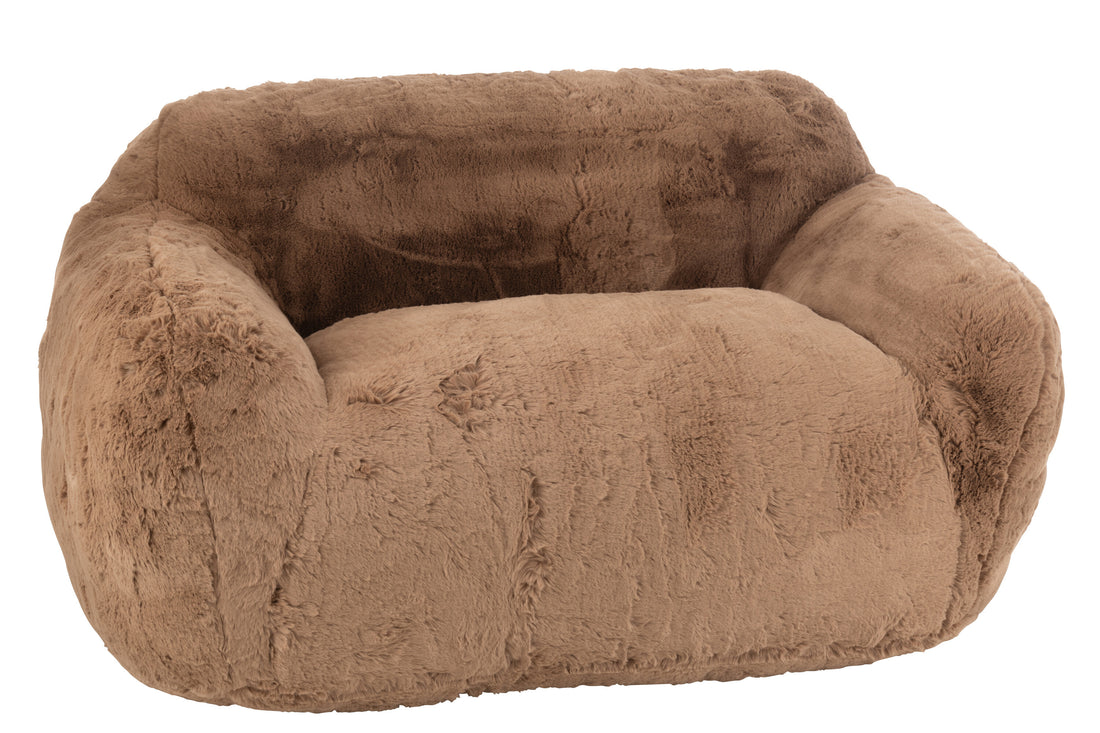 Bank Cutie Polyester Taupe Groot