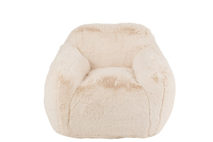 Bankstel Cutie Polyester Cr√®me Klein