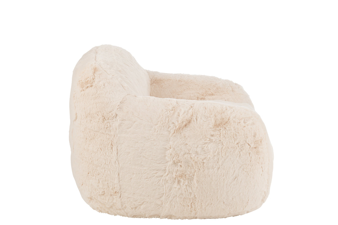 Bankstel Cutie Polyester Cr√®me Klein