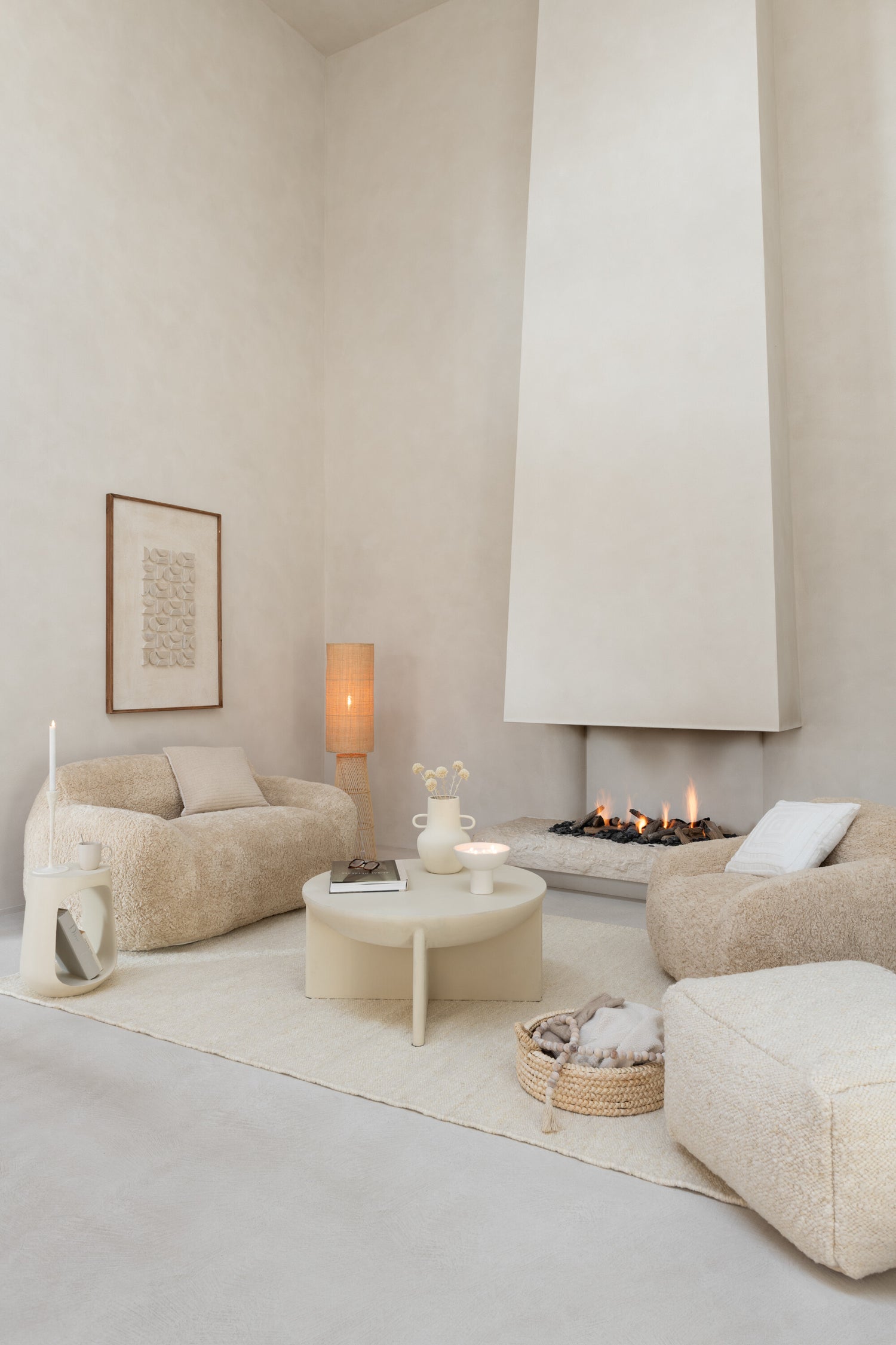 Bank Shearl Polyester Cr√®me Klein