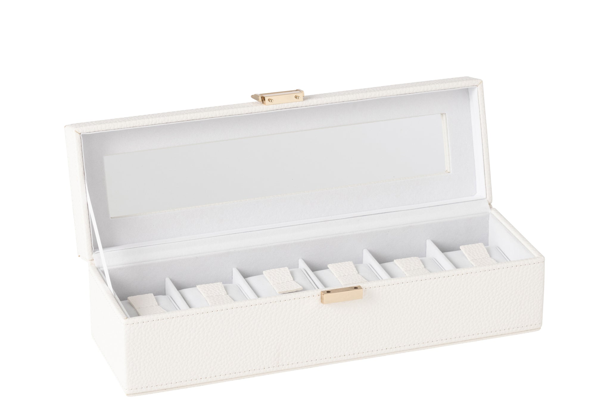Swatch Box 6 Compartments Kunstleer Wit