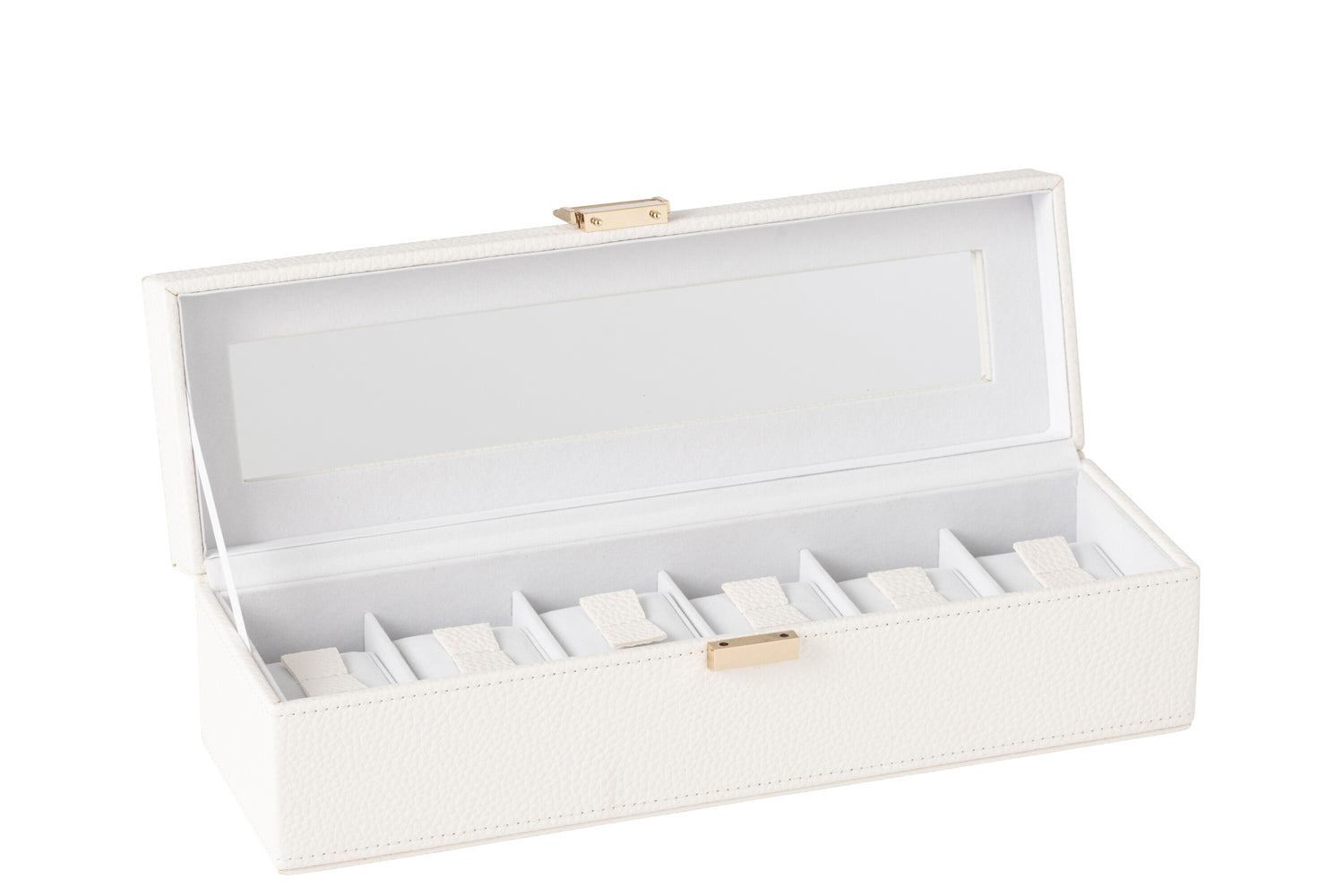 Swatch Box 6 Compartments Kunstleer Wit