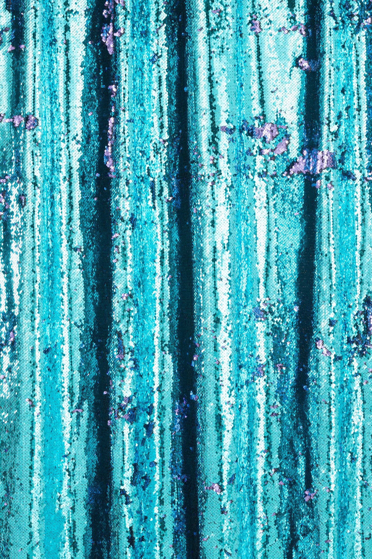 Gordijn Omkeerbare Pailletten Blauw/Paars