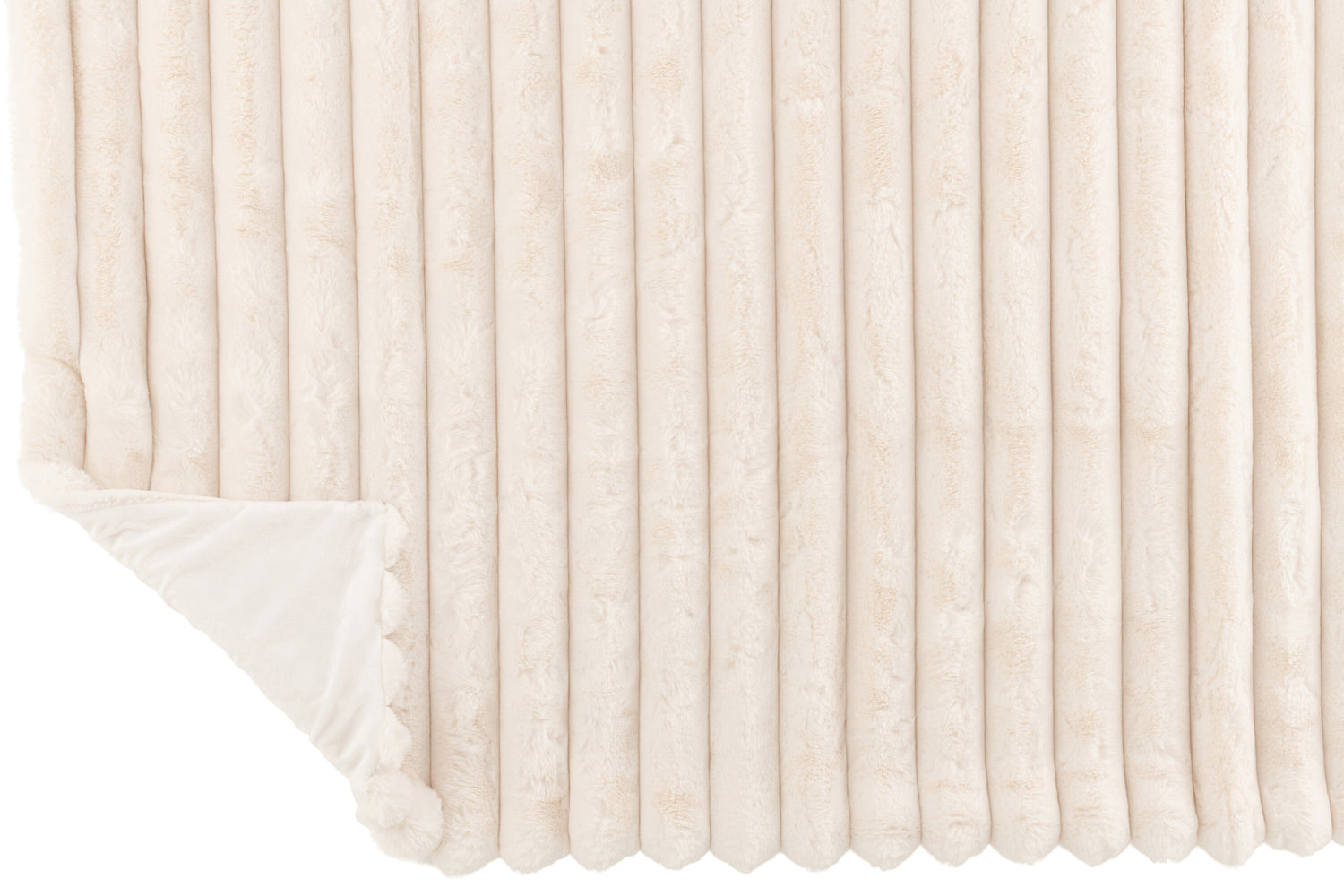 Plaid Groot Corduroy Polyester Wit