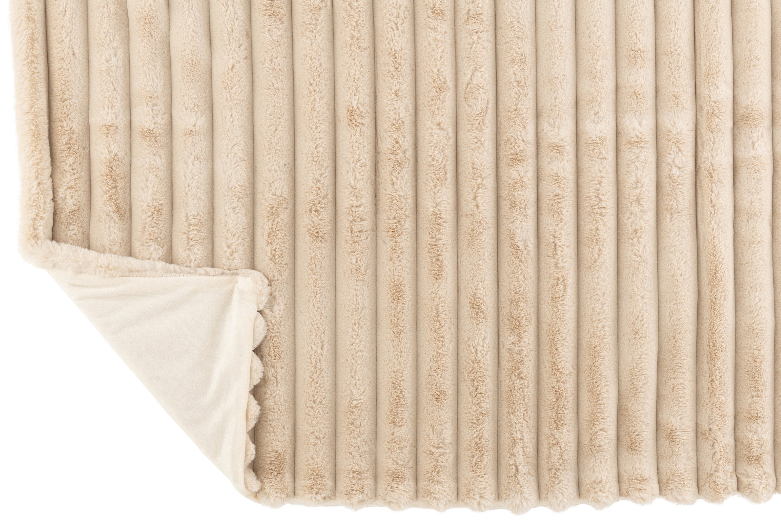 Plaid Groot Corduroy Polyester Beige