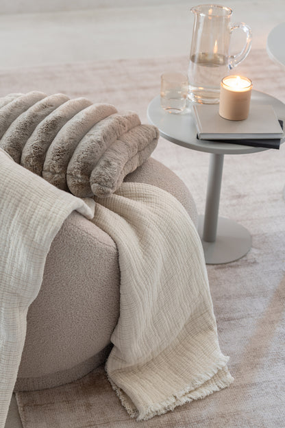 Kussen Groot Corduroy Polyester Taupe