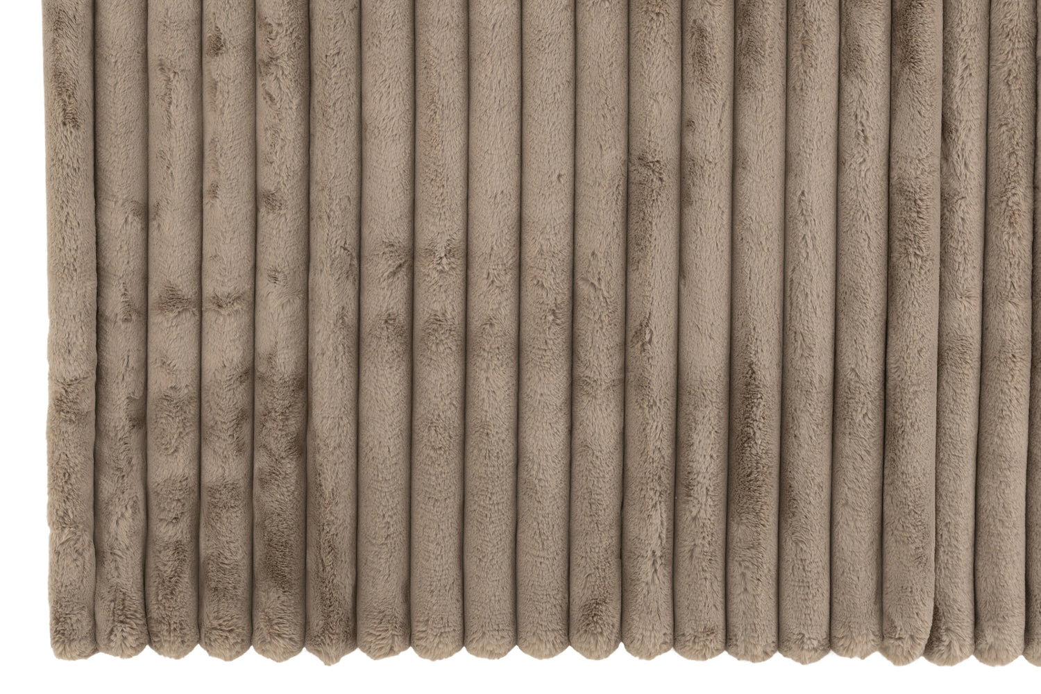 Plaid Groot Corduroy Polyester Taupe