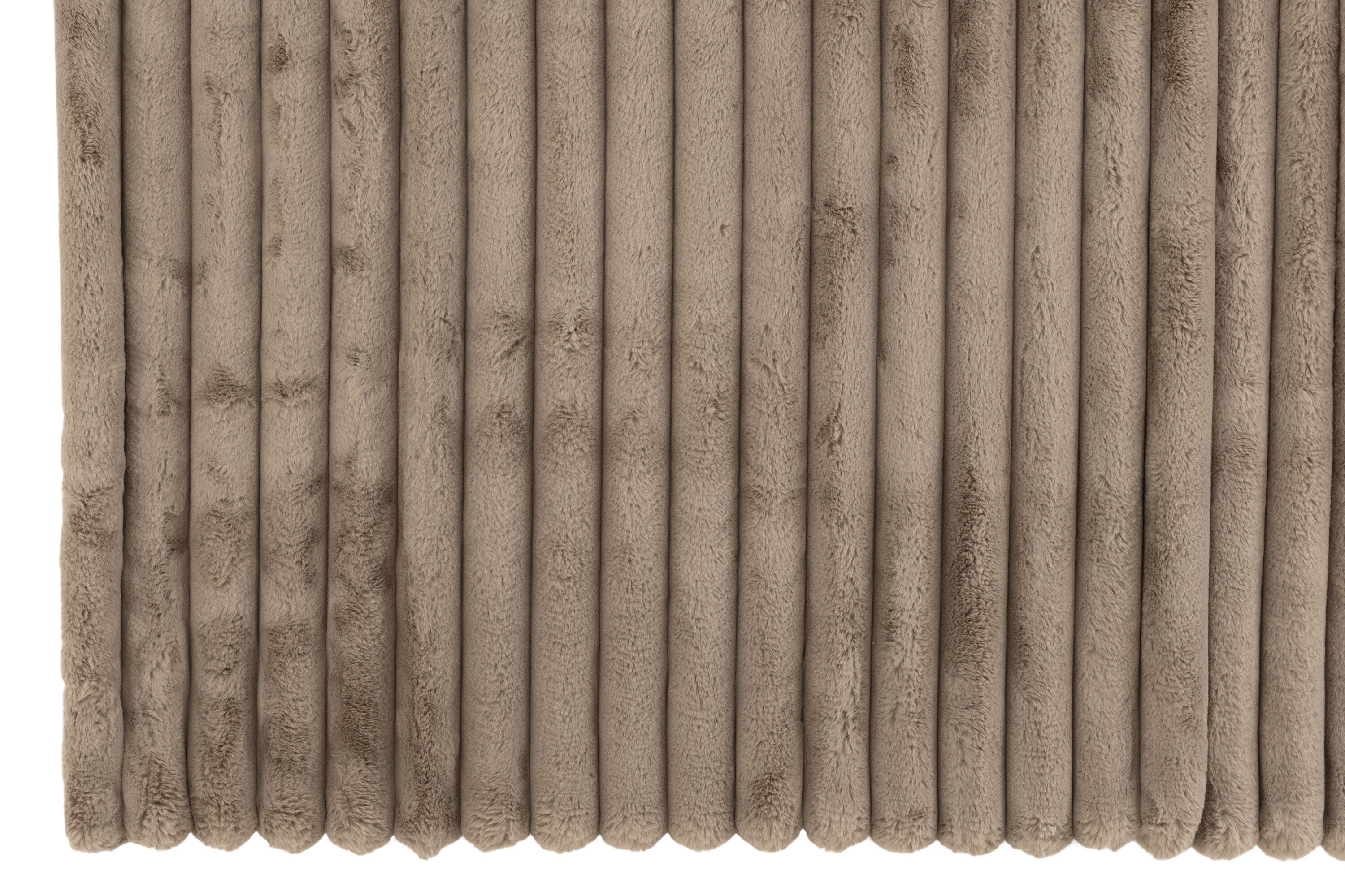 Plaid Groot Corduroy Polyester Taupe