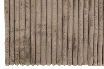 Plaid Groot Corduroy Polyester Taupe