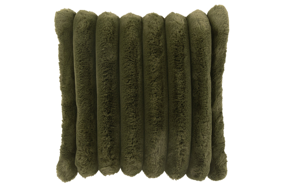 Kussen Groot Corduroy Polyester Donkergroen