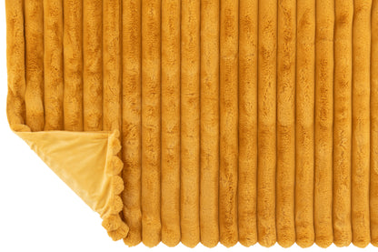 Plaid Groot Corduroy Polyester Oker