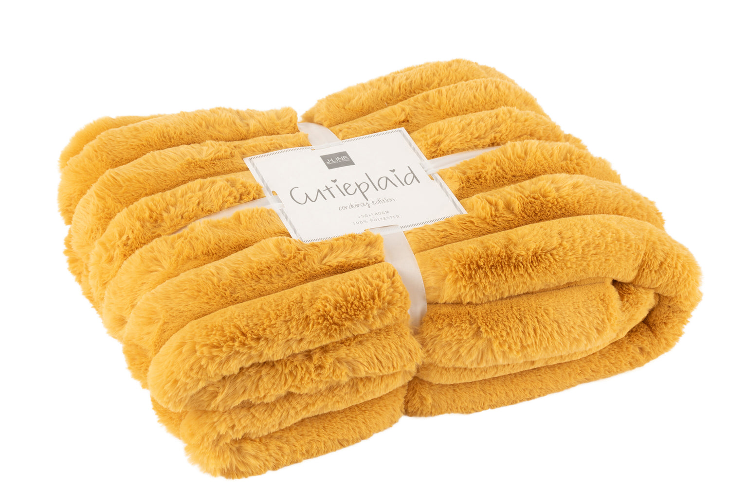 Plaid Groot Corduroy Polyester Oker