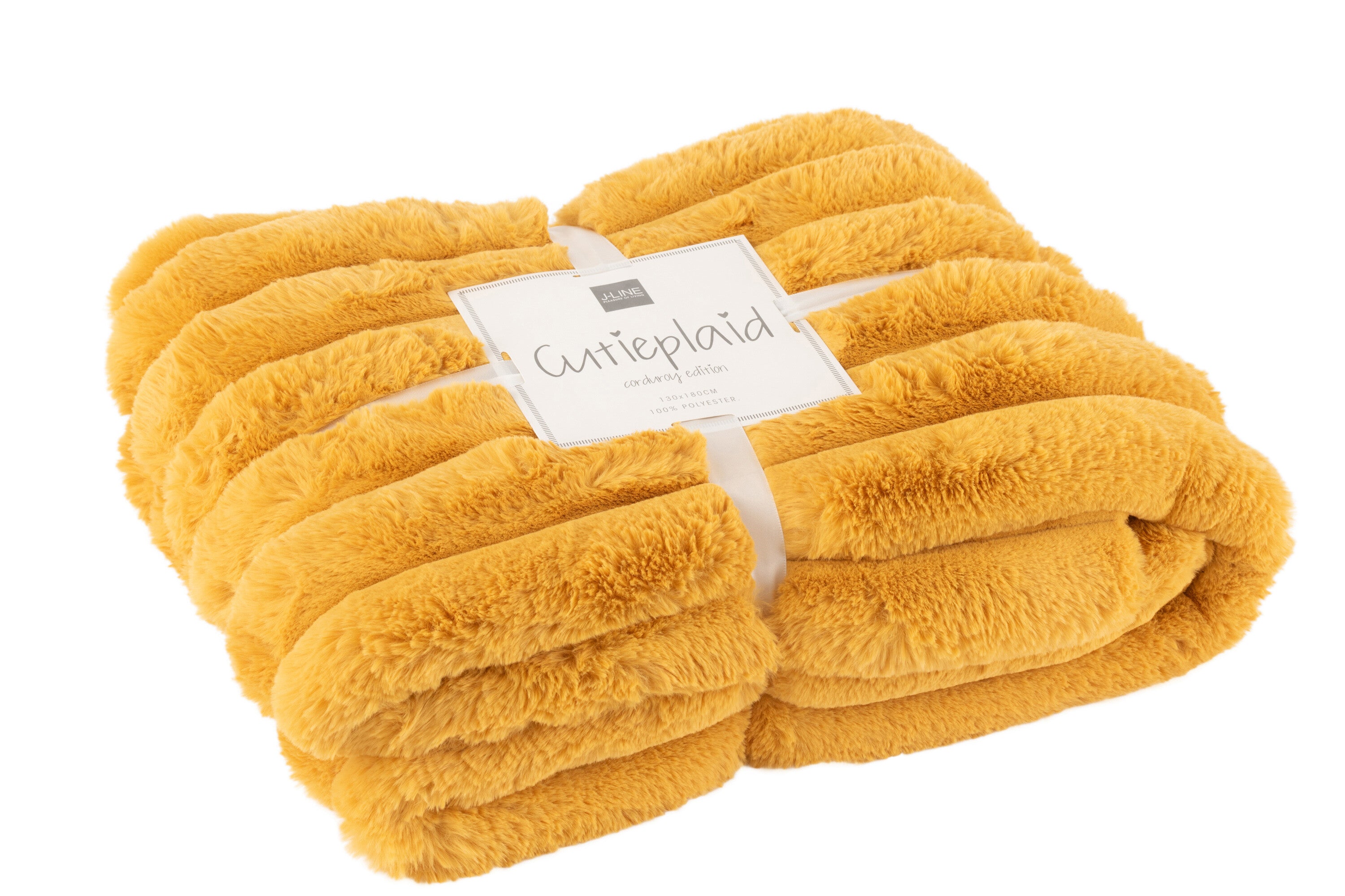 Plaid Groot Corduroy Polyester Oker