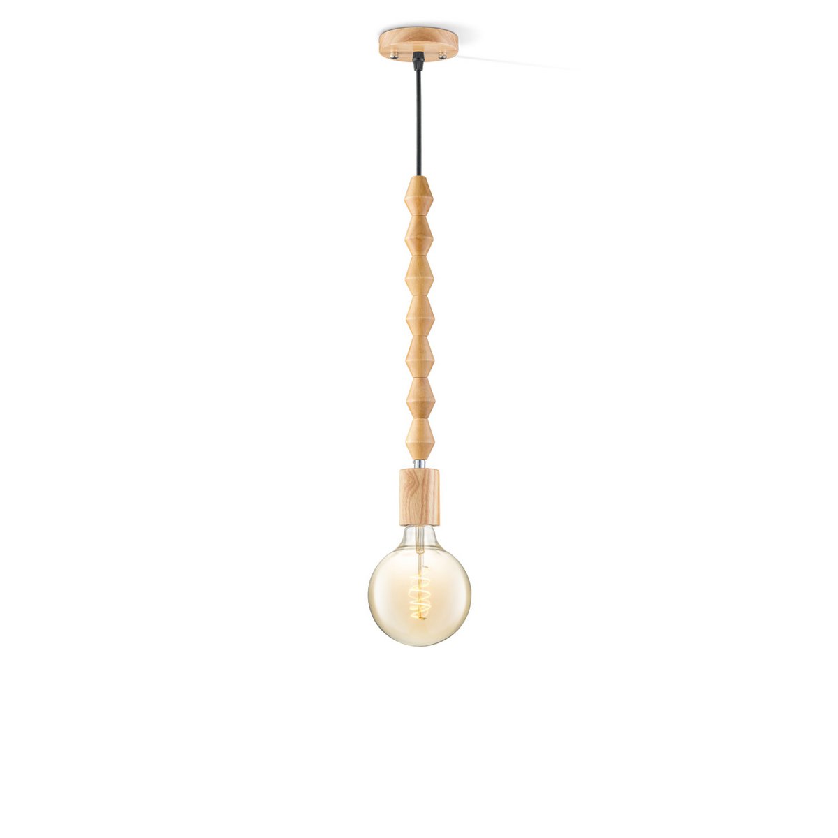 hanglamp Dana Spiraal - LED G260 -dimbaar E27 amber