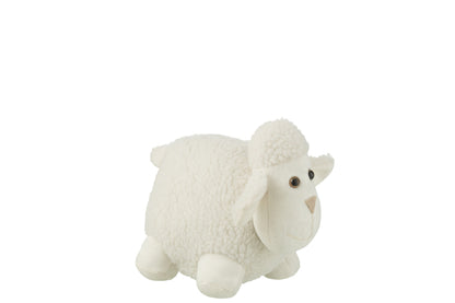 Deurstopper Schaap Polyester Wit Klein