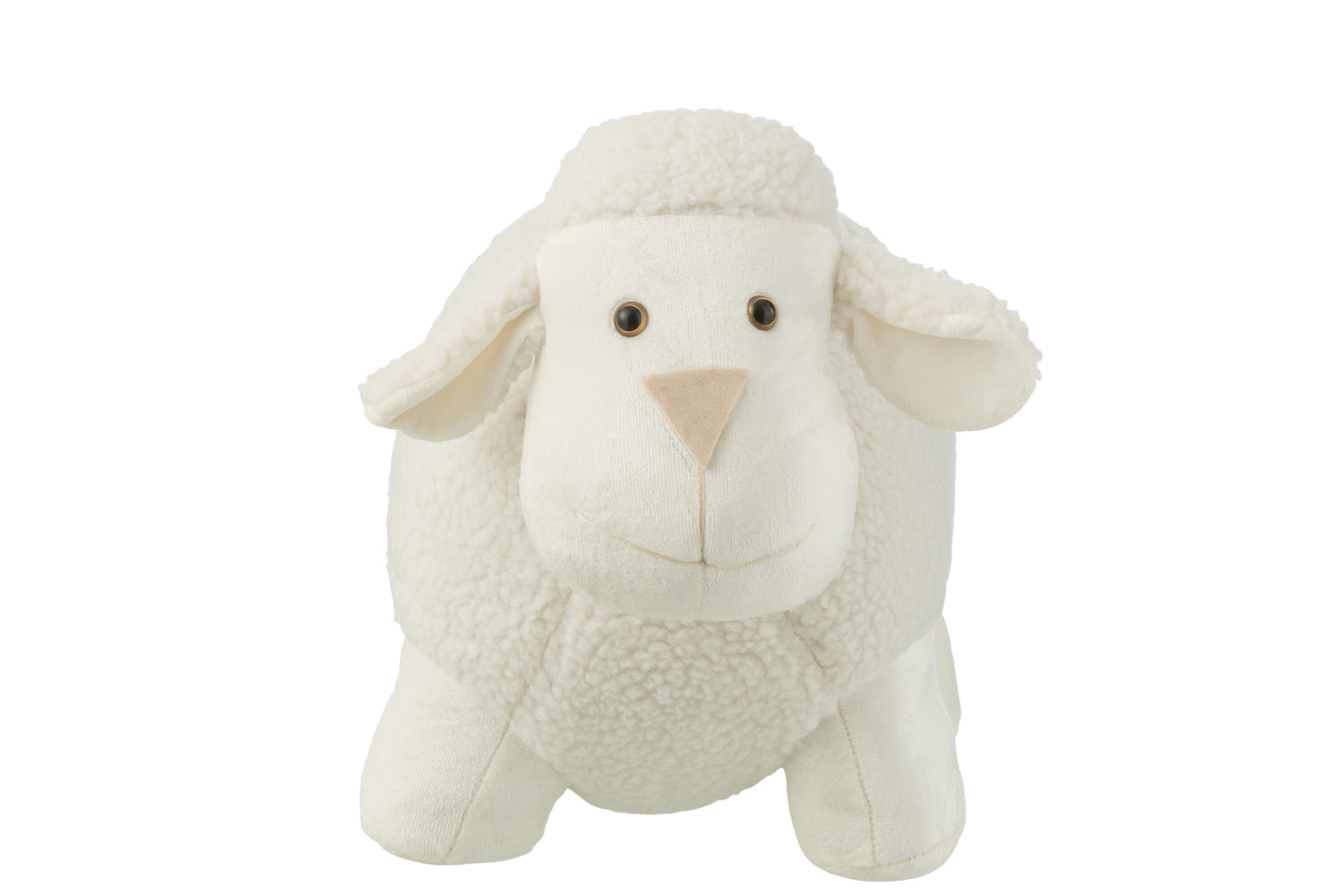 Deurstopper Schaap Polyester Wit Groot