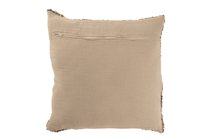 Kussen Tweed Acryl/Katoen Bruin/Beige