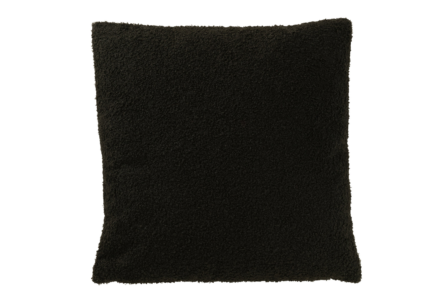 J-Line Kussen Gezicht Abstract Boucl -  Zwart/Wit