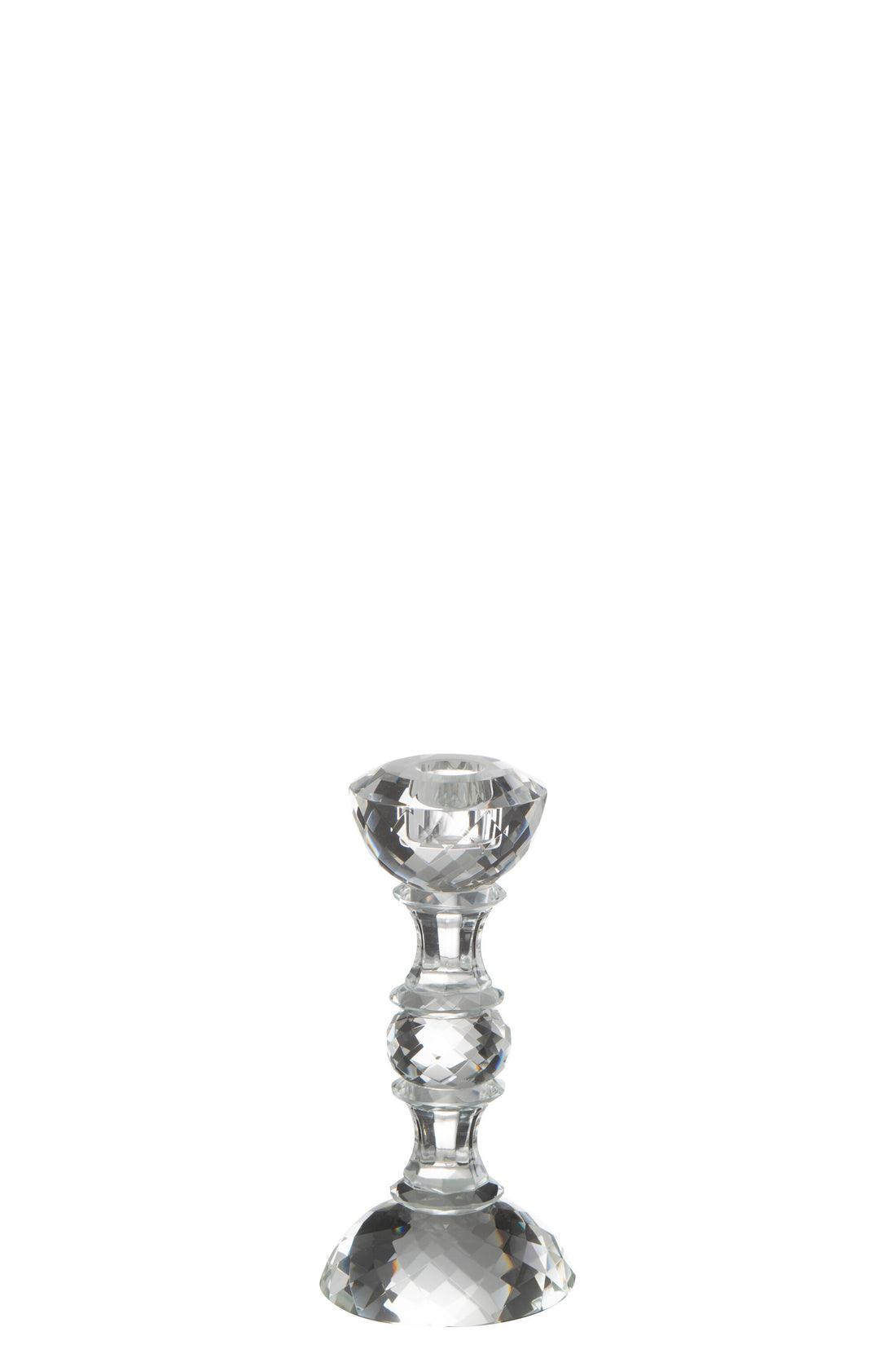 Kaarsenhouder Marie Kristal Transparant Klein