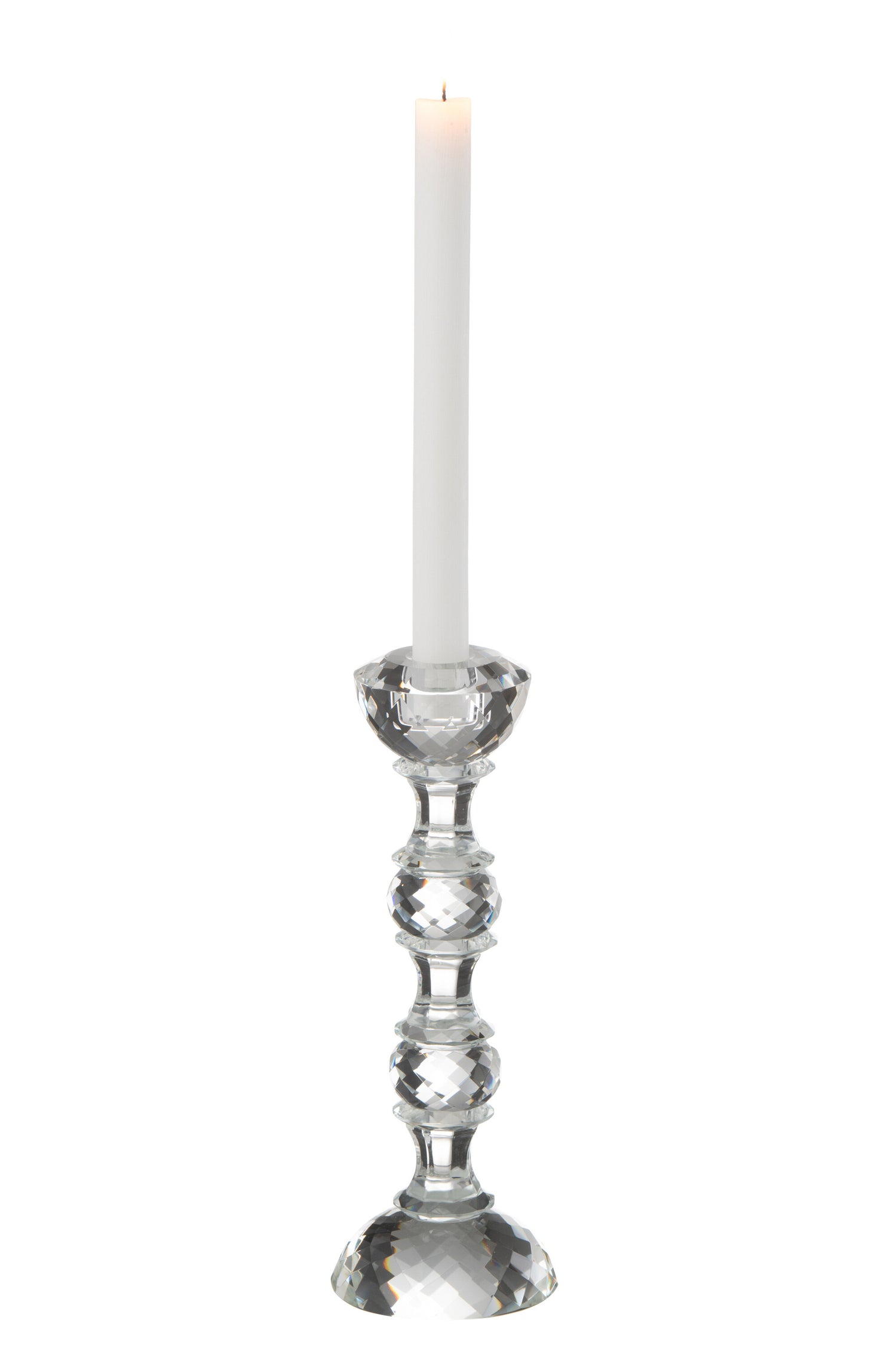 Kaarsenhouder Marie Kristal Transparant Groot