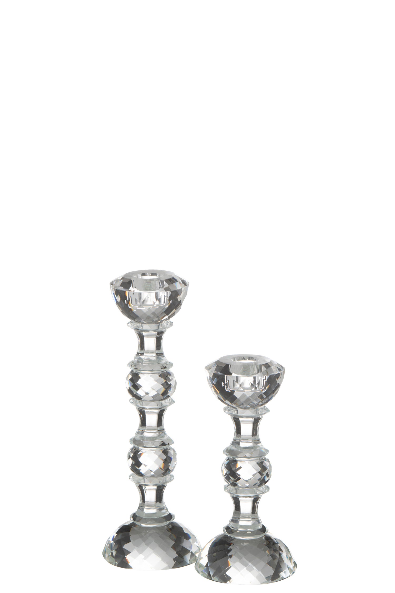 Kaarsenhouder Marie Kristal Transparant Groot