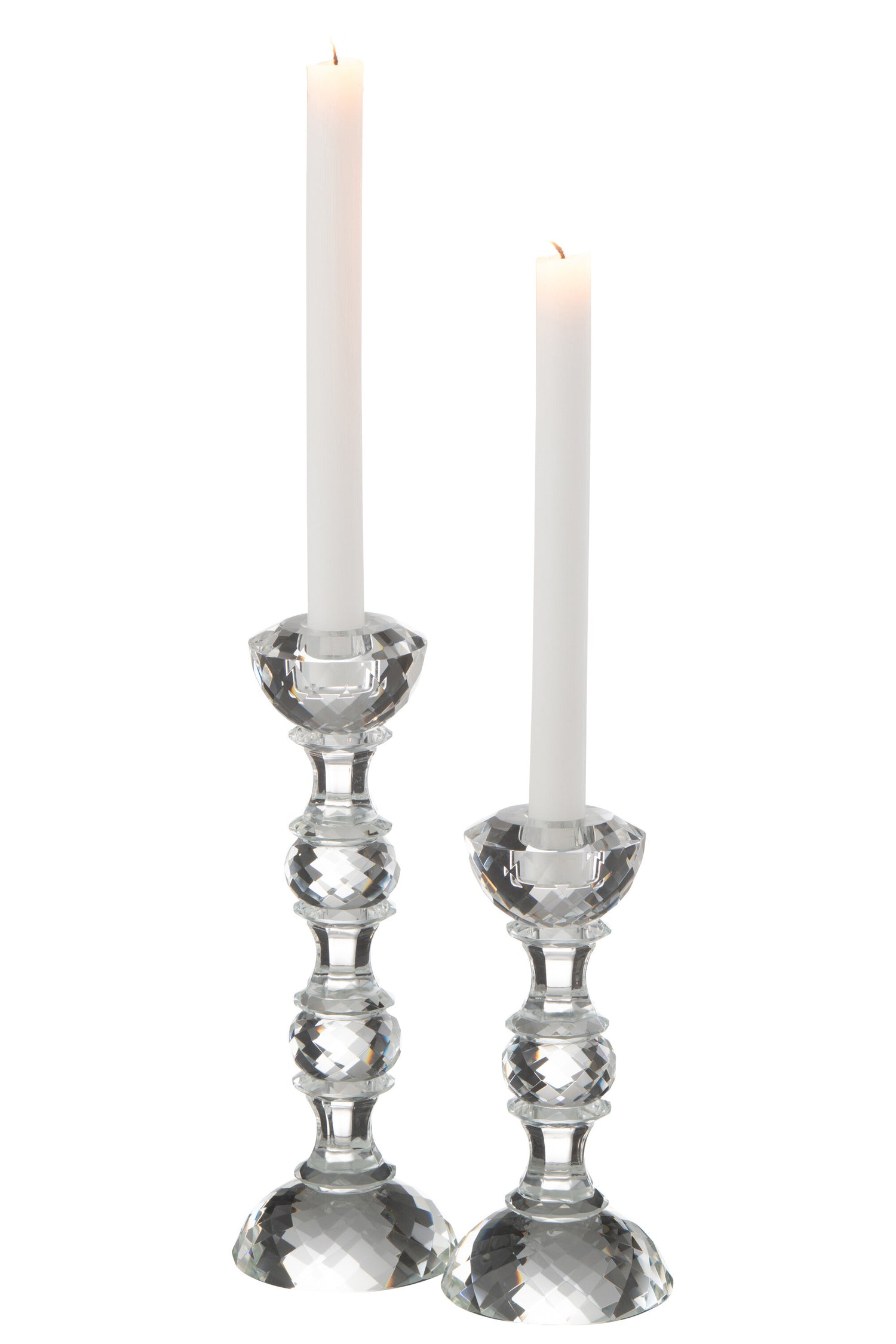 Kaarsenhouder Marie Kristal Transparant Groot