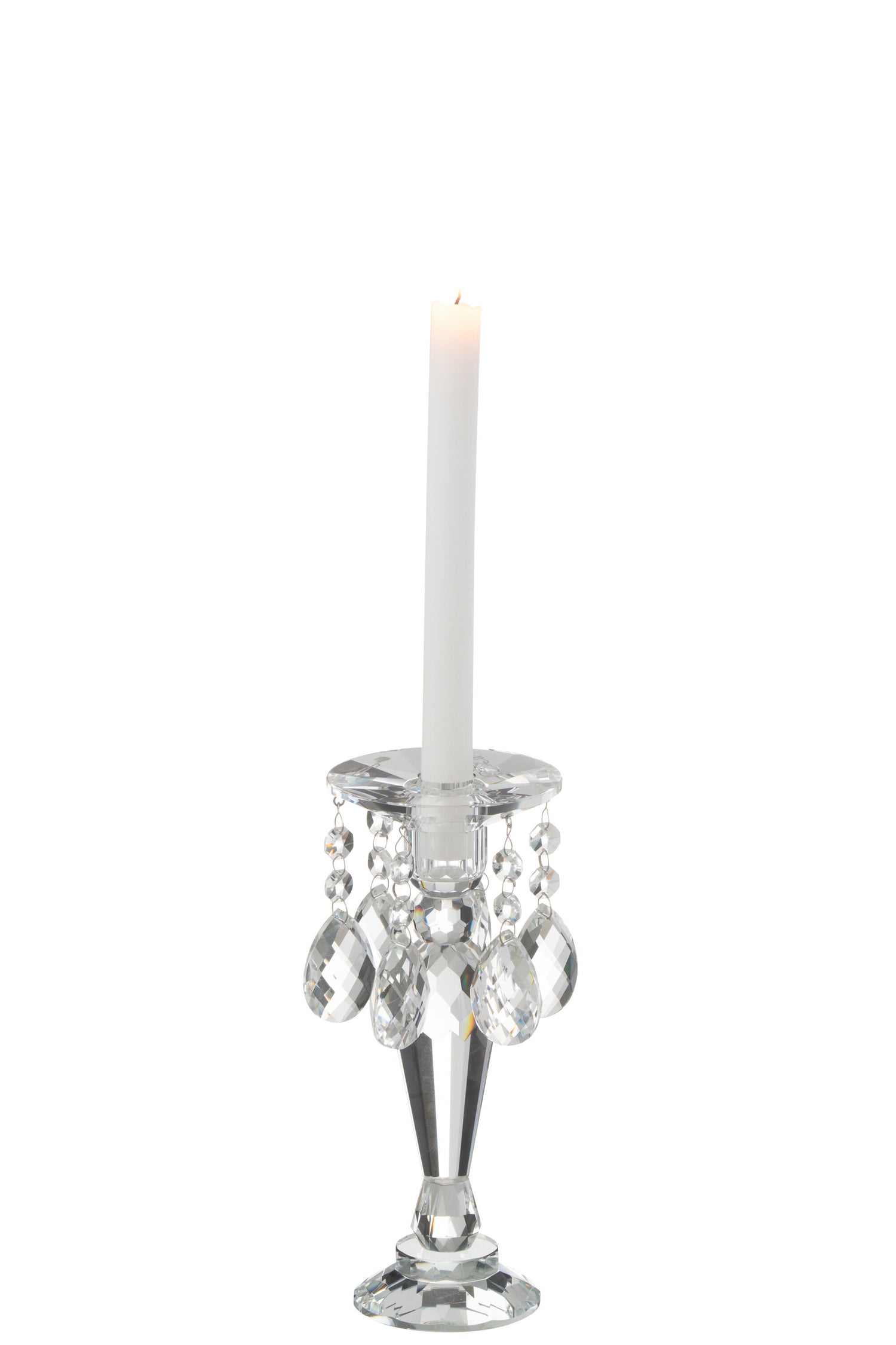 Kaarsenhouder Louise Kristal Transparant Klein