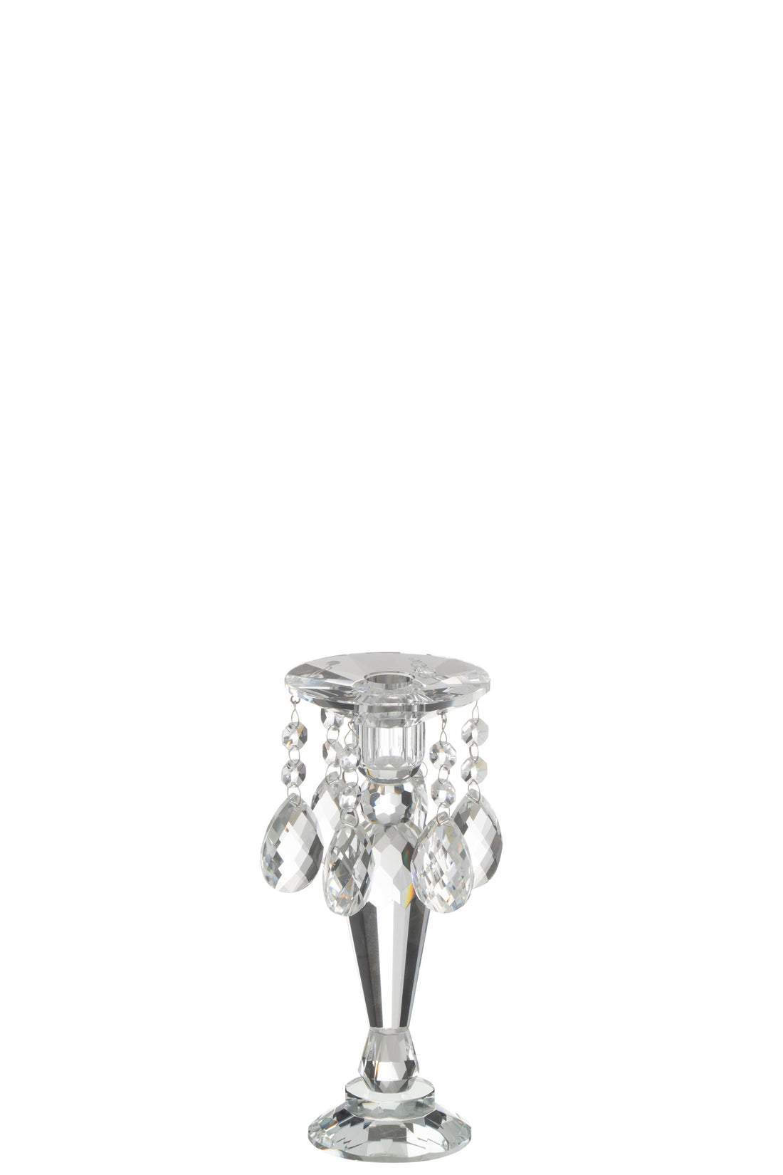 Kaarsenhouder Louise Kristal Transparant Klein