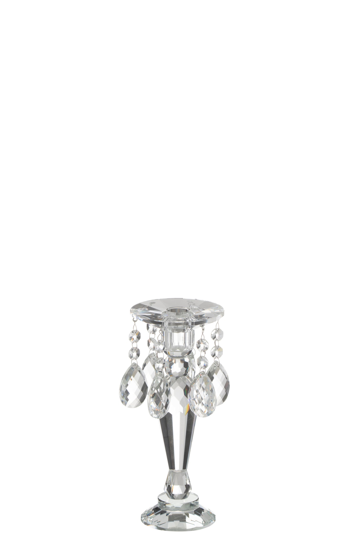 Kaarsenhouder Louise Kristal Transparant Klein